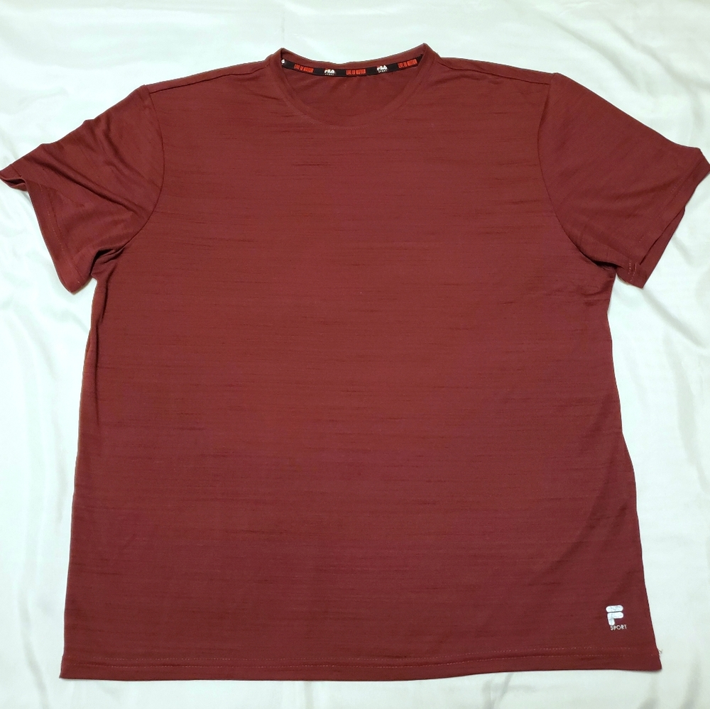 Mens Fila Sport Shirt Size Large Live in motion